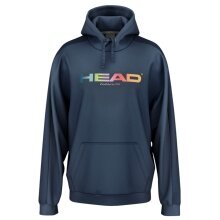 Head Rally Hoodie (Mixed Fabric) Navy Blue Men's