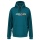 Head Rally Hoodie (Mixed Fabric) Teal Blue Men's