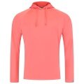 Head Long-sleeved Hoodie Functional (high wearing comfort) coral red Men