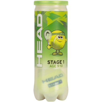 Head Methodology Balls Stage 1 Point Yellow/Green 3-Pack