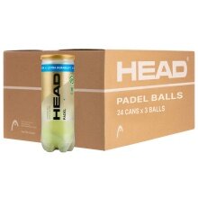 Head Padel Balls Pro S+ Padel 24x3 Ball Cans in a Box