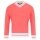 Head Pullover V-Neck Sweater (retro Design) coral red Men