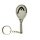 Head Keyring Mini Tennis Racket Squared Grey - 1 Piece