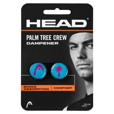Head vibration dampeners Palm Tree Crew blue pack of 2
