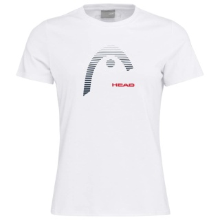 Head Tennis Shirt Club 22 Lara (Cotton Blend) white/red Ladies