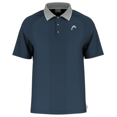 Head Tennis Polo Performance (100% Polyester, Moisture Transfer Microfiber Technology) 2025 navy blue Men's