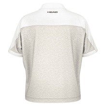 Head Tennis Polo Play Tech (Polyester Jacquard, quick-drying) 2025 grey ladies