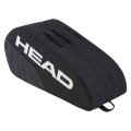 Head Tennis Racket Bag Base Racquet Bag M (Racket Bag, 2 Main Compartments) 2025 black 6-pack