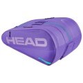 Head Tennis Racket Bag Tour Racquet Bag XL (Racket Bag, 3 Main Compartments) 2026 Purple 12-Pack
