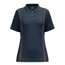 Head Tennis Shirt Club 25 Tech Polo (Moisture Transfer Microfiber Technology) 2025 navy blue ladies