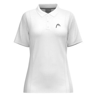Head Tennis Shirt Club 25 Tech Polo (Moisture Transfer Microfiber Technology) 2025 white ladies