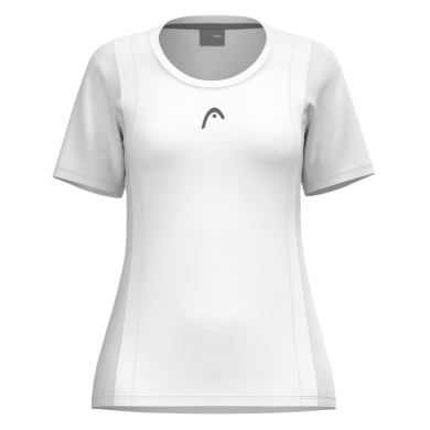 Head Tennis Shirt Club 25 Tech (100% Polyester, quick-drying) white ladies