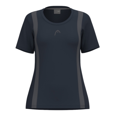 Head Tennis Shirt Club 25 Tech (Moisture Transfer Microfiber Technology) navy blue girls