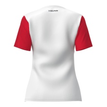 Head Tennis Shirt Club 25 Tech (100% Polyester, quick-drying) white/red ladies
