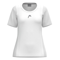 Head Tennis Shirt Club 25 Tech (Moisture Transfer Microfiber Technology) white girls