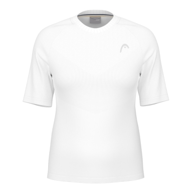 Head Tennis Shirt Performance 2024 (Polyester Jacquard, quick-drying) white Women