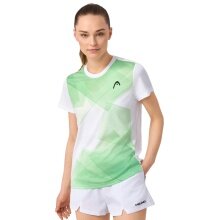 Head Tennis Shirt Tie-Break (Moisture Transfer Microfiber Technology) 2025 white/green ladies