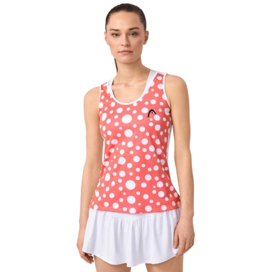 Head Tennis Tank Top Spirit II (moisture-wicking) red/white ladies