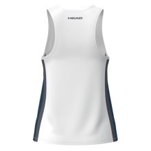 Head Tennis Tank Top Club 25 (Racer Back) 2025 white/navy blue girls