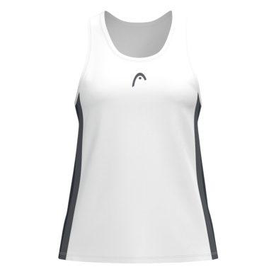 Head Tennis Tank Top Club 25 (Racer Back) 2025 white/navy blue girls