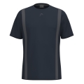 Head Tennis T-shirt Club 25 Tech (100% Polyester, breathable) 2025 navy blue boys