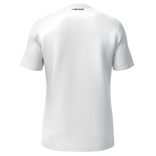Head Tennis T-shirt Club 25 Tech (100% Polyester, breathable) 2025 white boys