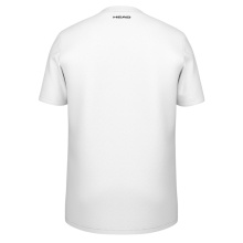 Head Tennis T-shirt Club Carl (mixed fabric, moisture-wicking) 2025 white men's