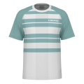 Head Tennis T-shirt Performance (moisture-wicking) white/aqua blue men's