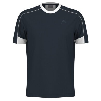 Head Tennis T-shirt Play Tech (Moisture Transfer Microfiber Technology) 2025 navy blue men's