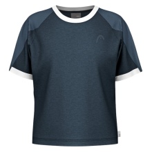 Head Tennis T-shirt Play Tech (Moisture Transfer Microfiber Technology) 2025 navy blue ladies