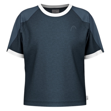 Head Tennis T-shirt Play Tech (Moisture Transfer Microfiber Technology) 2025 navy blue ladies