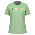 Head Tennis T-shirt Rainbow (mixed fabric) 2025 green ladies