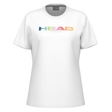 Head Tennis T-shirt Rainbow (mixed fabric) 2025 white ladies