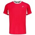 Head Tennis T-shirt Slice 2023 (breathable) red Boys