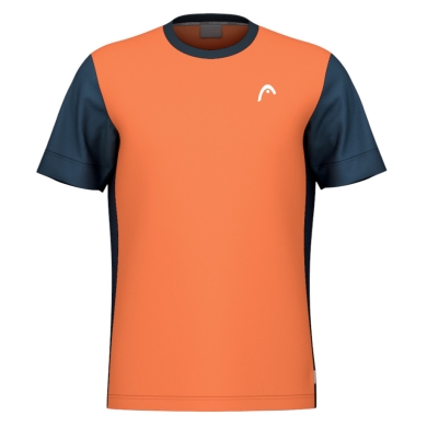 Head Tennis T-shirt Slice (moisture-wicking) 2025 orange/navy blue men's