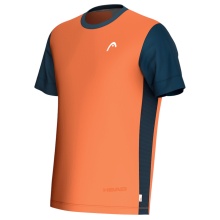 Head Tennis T-shirt Slice (moisture-wicking) 2025 orange/navy blue men's