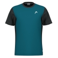 Head Tennis T-shirt Slice (moisture-wicking) 2025 teal blue men's