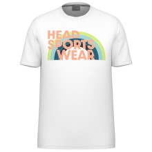 Head Tennis T-shirt Vision (moisture-wicking) 2025 white men's