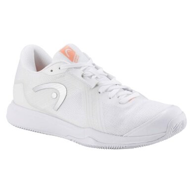 Head Tennis Shoes Sprint Team 4.0 Clay/Sand Court White/Coral Ladies