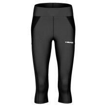 Head Tennis Trousers Tech 3/4 Tights (high waistband) 2025 black ladies