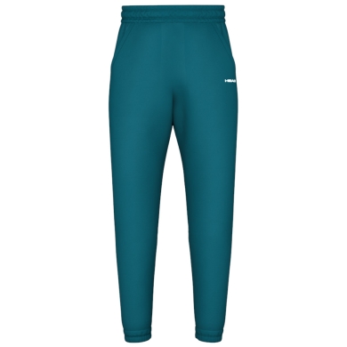 Head Tennis Trousers Breaker Pants (100% Polyester) long teal blue men's