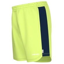 Head Tennis Shorts Power Short (4-Way Stretch, Moisture-Wicking) 2025 Short Lime Yellow Men