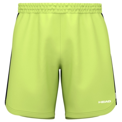 Head Tennis Shorts Power Short (4-Way Stretch, Moisture-Wicking) 2025 Short Lime Yellow Men