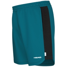 Head Tennis Shorts Power Short (4-Way Stretch, moisture-wicking) 2025 short teal blue men's