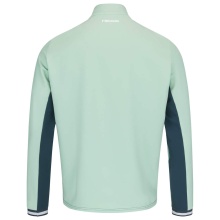 Head Tennis Jacket Breaker Fullzip 2023 (Moisture Transfer Microfiber Technology) pastel green/navy blue Men