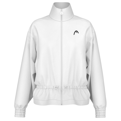 Head Tennis Jacket Breaker Full Zip (100% Polyester, elasticated waistband) white ladies