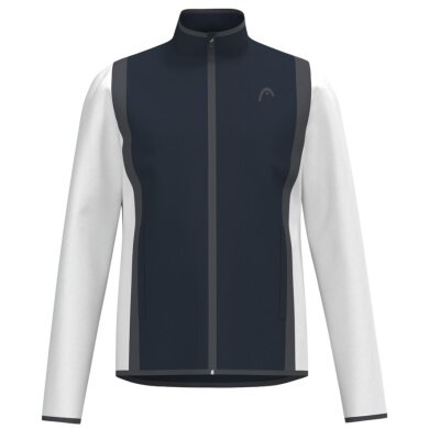 Head Tennis Jacket Club 25 (100% Polyester) 2025 navy blue/white boys