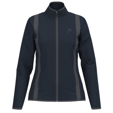 Head Tennis Jacket Club 25 Full Zip (Moisture Transfer Microfiber Technology) 2025 navy blue ladies