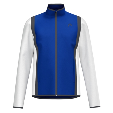 Head Tennis Jacket Club 25 Full Zip (Moisture Transfer Microfiber Technology) 2025 royal blue/white Men's