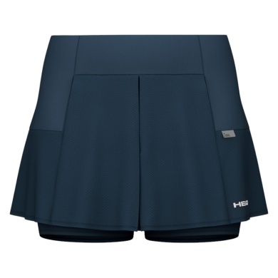 Head Performance Tennis Skort (with integrated inner shorts) navy blue ladies